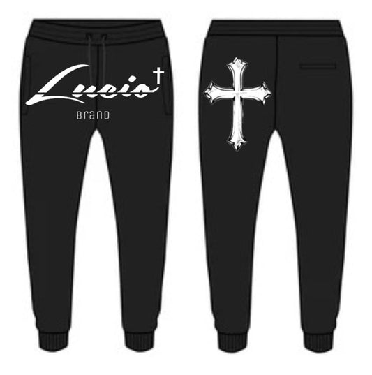 |LUCIO BRAND| OG cross emblem joggers